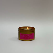 Load image into Gallery viewer, La Vie en Rose Travel Candle
